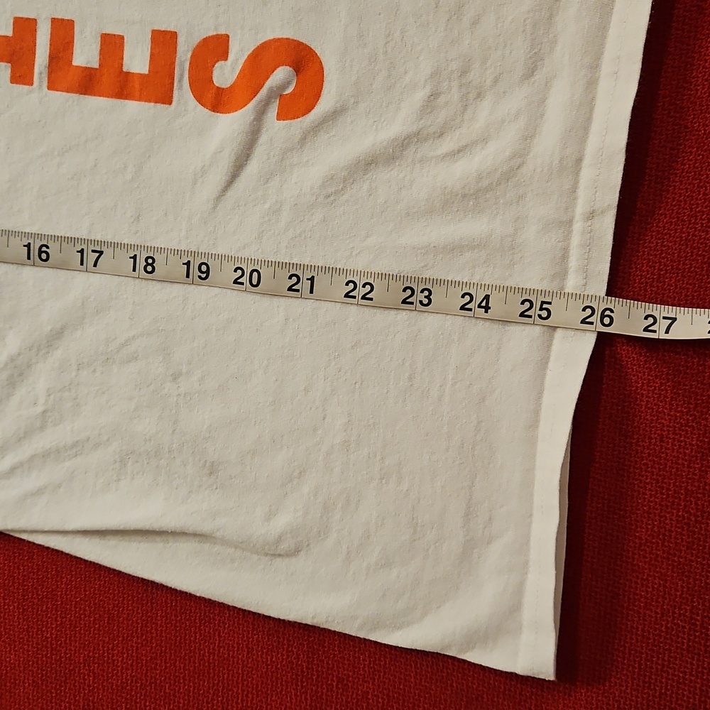 FashionNovaMen white short sleeve graphic tee 'Fake Friends Real Enemies' Med. - Picture 7 of 7